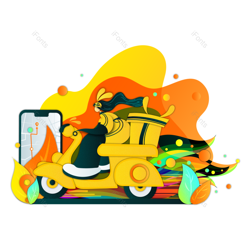 插画图片,素材元素,人物PNG,职业免抠素材